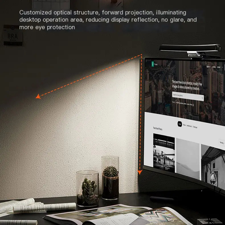 VFZ Curved Monitor Hanging Light for Eye Protection